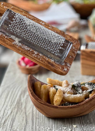 Italian Olivewood Flat Cheese Grater