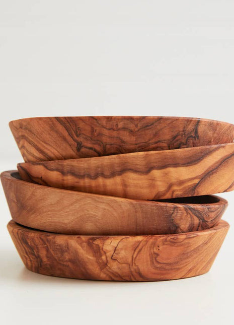 Italian Olivewood Aperitivo Bowls - Set of 4
