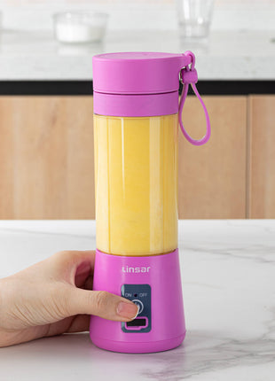 11oz Powerful Portable Rechargeable Blender with USB charger: Black