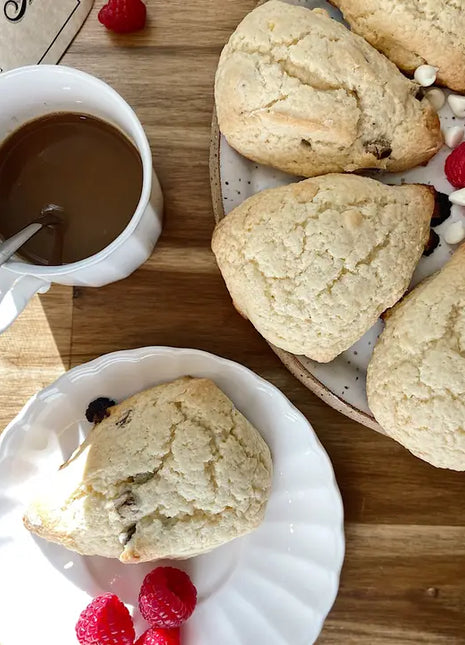 Private Label Raspberry White Chocolate Scone Mix