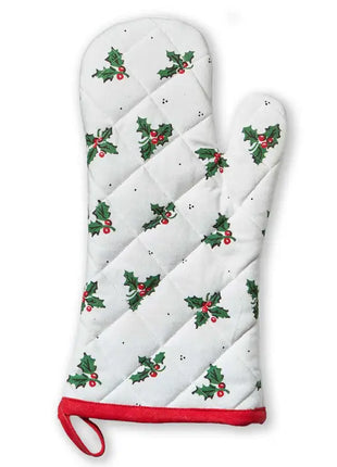 Oven Mitt Vintage Holly