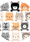 Peeking Cats