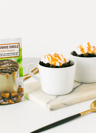 Salted Caramel Brownie Microwave Single