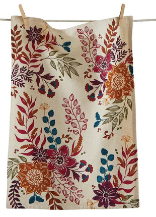 Autumn Bloom Dishtowel