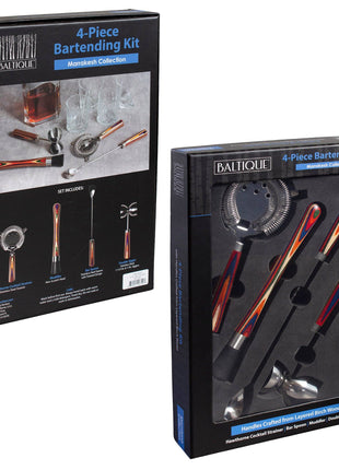 Baltique® Marrakesh Collection 4-Pc. Bartending Kit