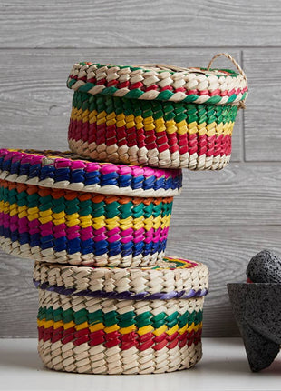 7'' Molcajete with Tortilla Basket