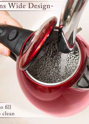 Mixpresso Stainless Steel Electric Kettle, Cordless Pot 1.7L Portable Electric Hot Water Kettle, 1500w Strong Fast Boiling Pot, Water Boiler, Electric Tea Kettle With Boil Dry Protection: Stainless Steel