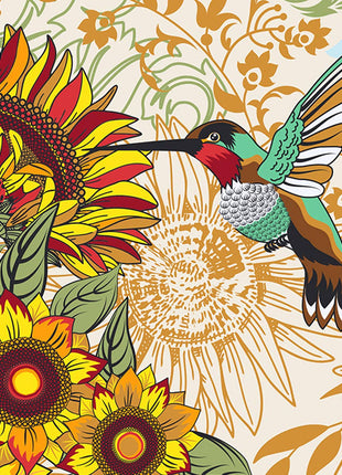 Birds and Sunflowers Silli Hottie Pot Holder