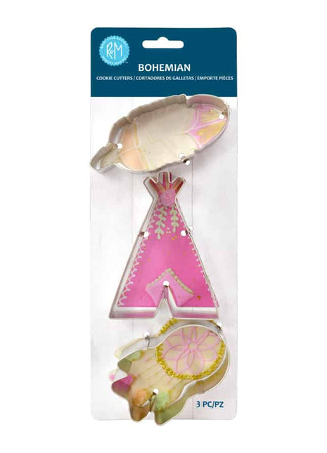 Bohemian 3 pc Cookie Cutter set