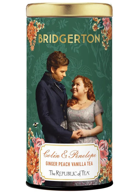 Republic of Tea Bridgerton Tea Colin And Penelope Ginger Peach Vanilla