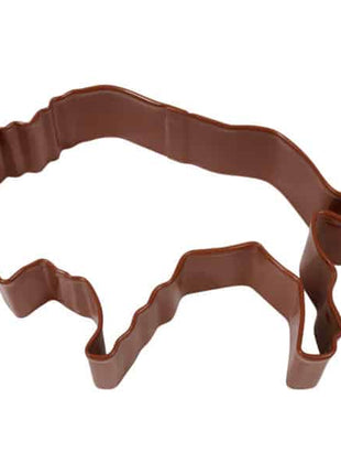 Buffalo Cookie Cutter, Brown 4"