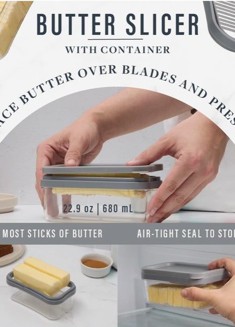 Butter Slicer With Container Smoke