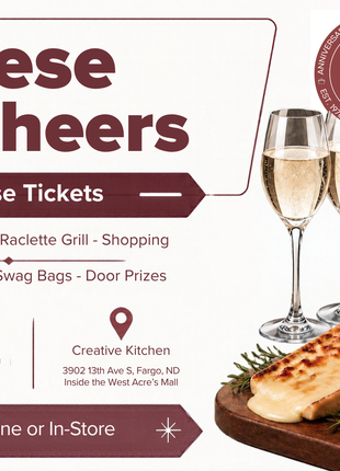 Cheese & Cheers: Holiday Grazing & Shopping Event Ticket