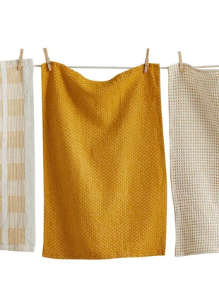 Sonoma Dishtowel Set Of 3 Yellow
