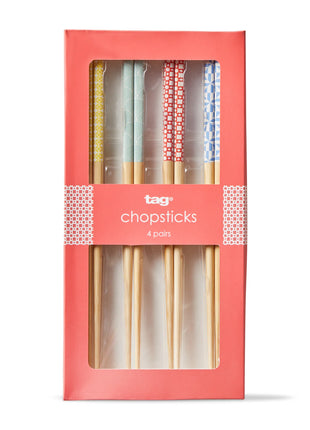 Geo Chopsticks Set Of 4