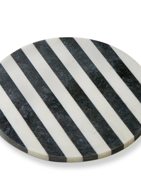 Striped Round Marble Board