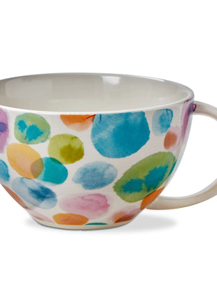 Watercolor Dot Latte Mug