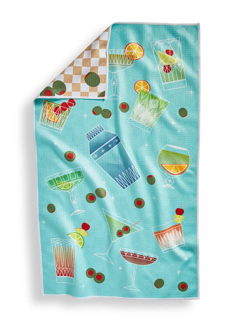 Cocktail Night Super Absorbent Dishtowel