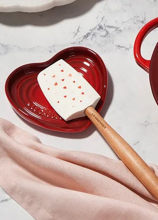 Spatula Mon Coeur White w/ Hearts