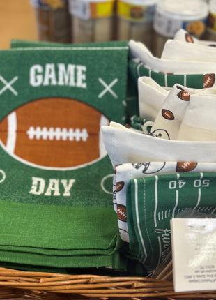 Printed Dishtowel Game Day