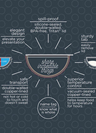 Vacuum Insulated Serving Bowl
