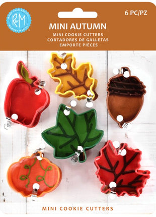 Mini Leaf 6 Pc Cookie Cutter Set
