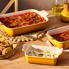 Collection image for: Le Creuset set of 3 Heritage Rectangular Dishes