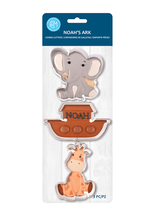 Noah's Ark 3 Pc Cookie Cutter Set
