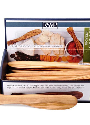 Olive Wood Spreader Single