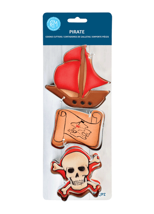 Pirate 3 Pc Cookie Cutter Set