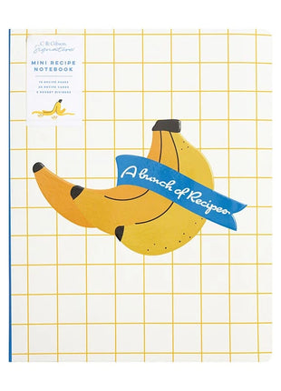 BUNCH OF BANANAS Mini Recipe Notebook