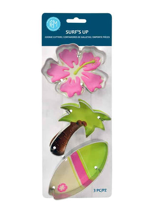 Surf's Up 3 Pc Cookie Cutter Set
