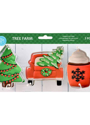 Tree Farm 3 Pc Cookie Cutter Set