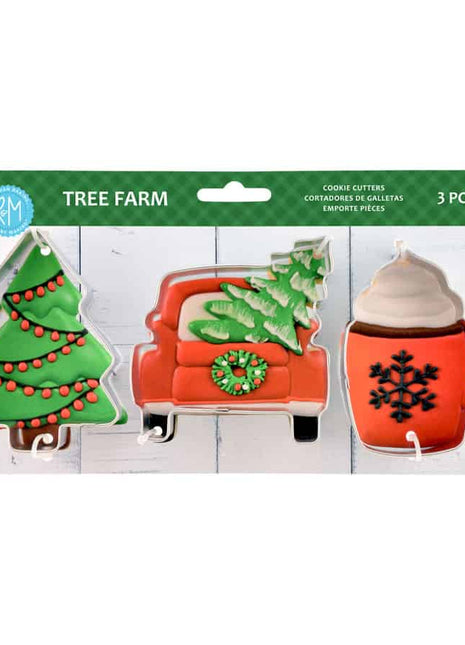 Tree Farm 3 Pc Cookie Cutter Set
