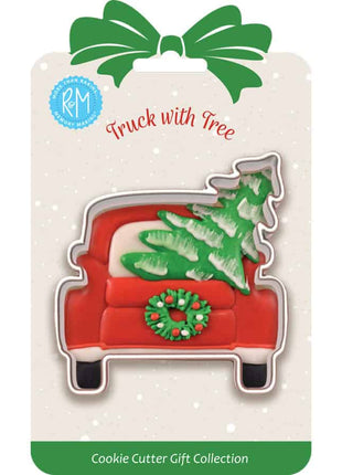 Truck w/ Tree Cookie Cutter 3.25" Carded