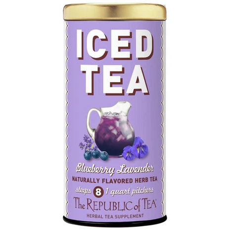 Republic of Tea Blueberry Lavender Daily Beauty Iced Tea Pouches