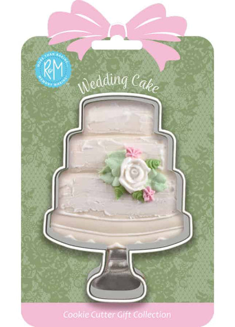 Wedding Cake Cookie Cutter 4" Carded
