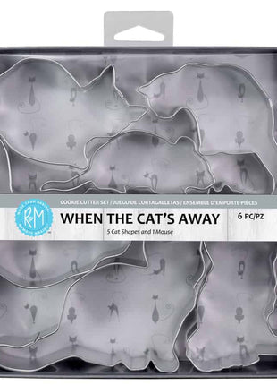 When the Cats Away 6 Pc Cookie Cutter Set