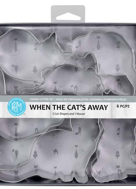 When the Cats Away 6 Pc Cookie Cutter Set