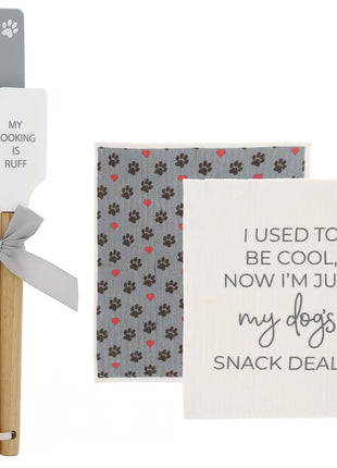 Snack Dealer - Spatula and Reusable Dish Cloth Set