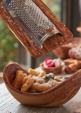 Italian Olivewood Flat Cheese Grater