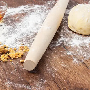 Fox Run Rubber Wood Tapered Rolling Pin, 20"