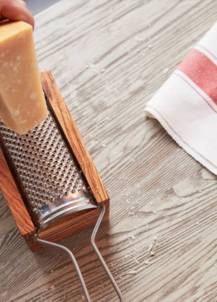 Italian Olivewood Box Cheese Grater