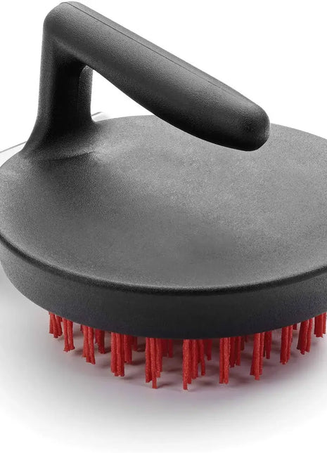Nylon Pizza Stone Cleaning Brush With Scraper
