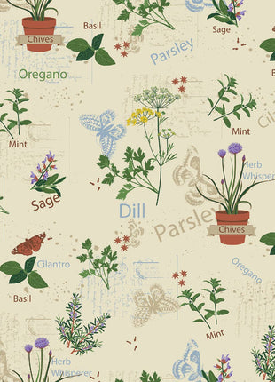 Garden Fresh Herbs Chef Apron