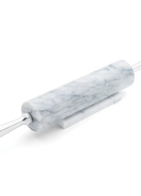 Marble Rolling Pin White 17.5in