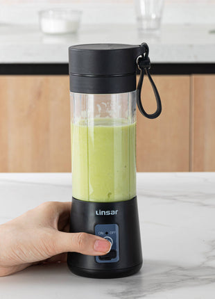 11oz Powerful Portable Rechargeable Blender with USB charger: Green