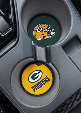 Green Bay Packers Car Coaster Set