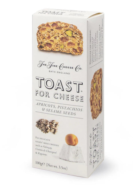 Toast for Cheese Apricots Pistachios & Sesame Seeds