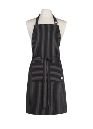 Black Pinstripe Apron